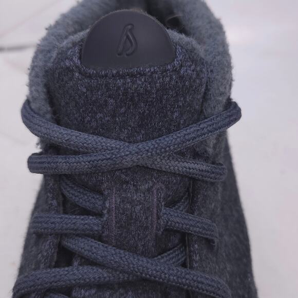 Allbirds Wool Runner Ups Lace Up Athletic Running Shoe Womens Size 9 Black - Picture 9 of 10